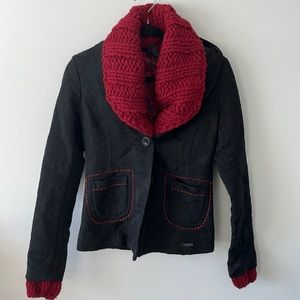 Desigual Funky Blazer with Removable Collar